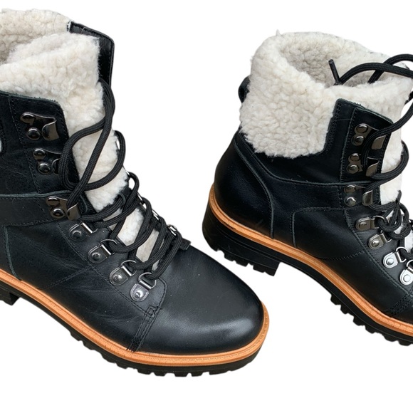 Marc Fisher Black and White Ankle Booties (d10005) - Picture 7 of 7